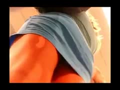 I created a valuable upskirt video of a stunning woman in a shop.
